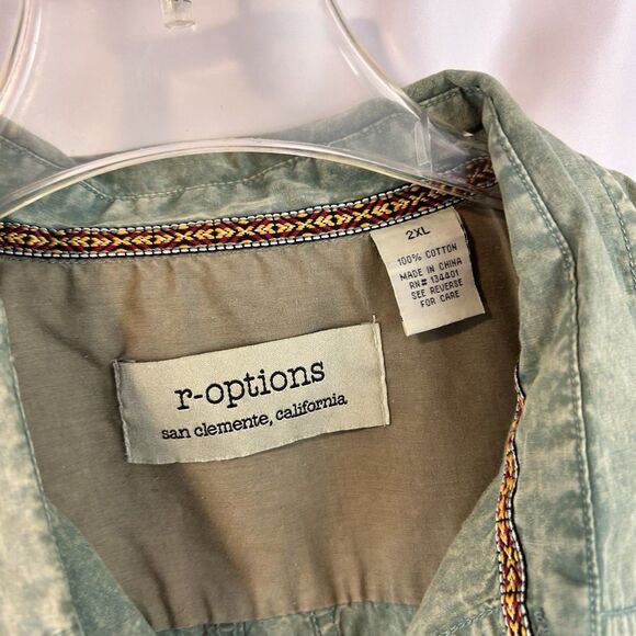 R-opinions San Clemente California  Men’s 2XL Hawaiian Button Down - Picture 3 of 6